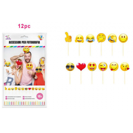 PHOTO BOOT EMOJI 12 Pz.