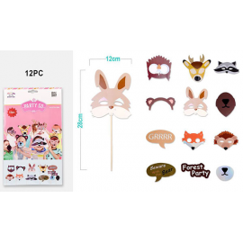 PHOTO BOOT ANIMALI DEL BOSCO 10 Pz.