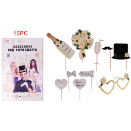PHOTO BOOT JUST MARRIED 10 Pz.