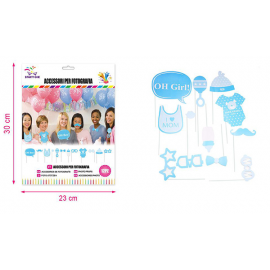 PHOTO BOOT NASCITA BIMBO - 12 Pz.