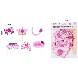PHOTO BOOT PRETTY PRINCESS 10 Pz.