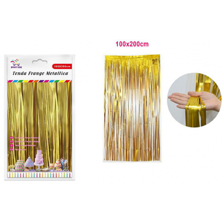 TENDA DECORATIVA ORO METAL h.2 mt x 1 mt