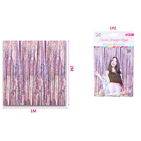TENDA DECORATIVA ROSA h.2 mt x 1 mt