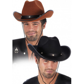 CAPPELLO COW-BOY IN FELTRO - COLORI ASSORTITI