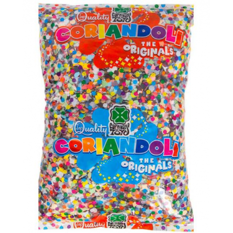 CORIANDOLI MULTICOLOR LUSSO 1000gr