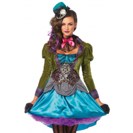 COSTUME CAPPELLAIA MATTA "DELUXE MAD HATTER" - Leg Avenue (taglia S)