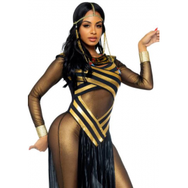 COSTUME CLEOPATRA "NILE QUEEN CATSUIT" - Leg Avenue (taglia S)