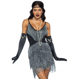 COSTUME DAZZLING FLAPPER ANNI 20 - Leg Avenue (taglia S)