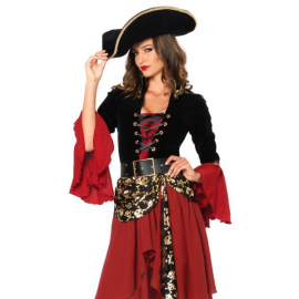 COSTUME PIRATESSA "CRUEL SEAS CAPTAIN" - Leg Avenue (taglia S)