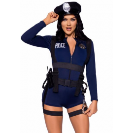 COSTUME POLIZIOTTA SEDUCENTE - Leg Avenue (taglia S)