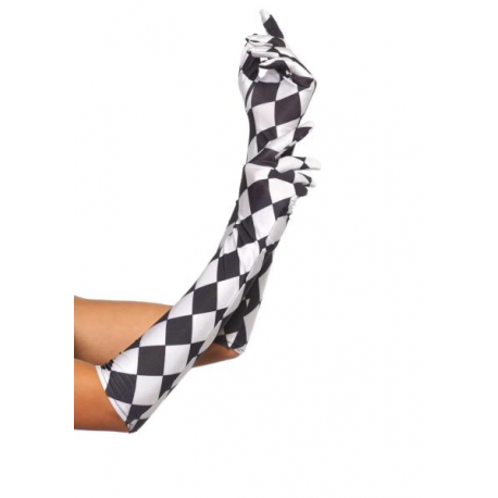 GUANTI IN RASO HARLEYQUIN - Leg Avenue (taglia unica)