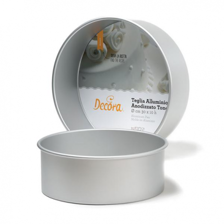 TEGLIA PROFESSIONALE TONDA ø 30 cm H.10cm (in alluminio anodizzato)