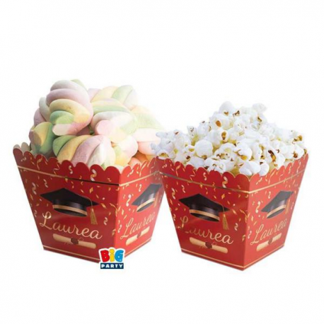 6 SCATOLE SWEETY BOX LAUREA GLAMOUR 6,5x8x6,5 cm