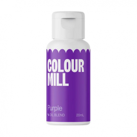 COLOUR MILL PURPLE 20ml - Colorante alimentare a base olio (liposolubile)