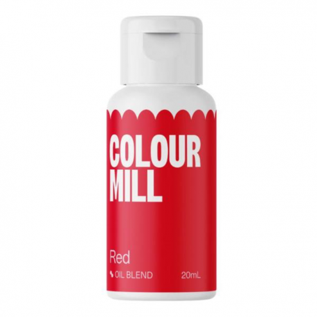 COLOUR MILL RED 20ml - Colorante alimentare a base olio (liposolubile)