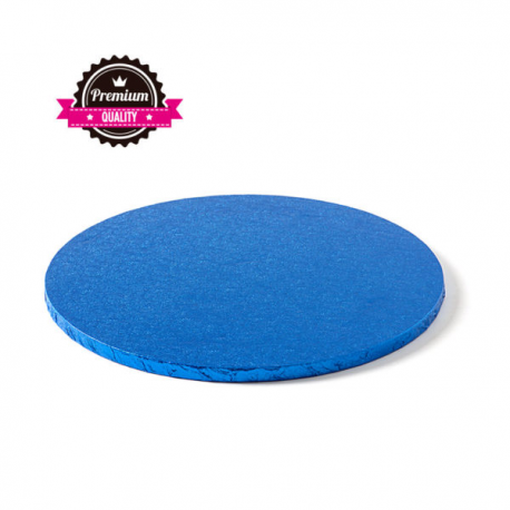 CAKEBOARD BLU TONDO Ø 30cm X H 1,2 CM (Premium Quality)