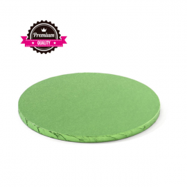 CAKEBOARD VERDE CHIARO TONDO Ø 30cm X H 1,2 CM (Premium Quality)