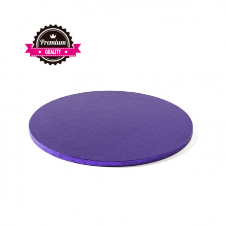 CAKEBOARD VIOLA TONDO Ø 25cm X H 1,2 CM (Premium Quality)