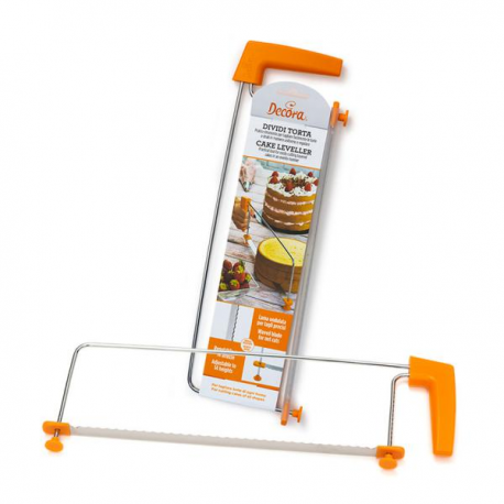 DIVIDI TORTA REGOLABILE CON SEGHETTO 33 cm