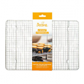 GRIGLIA RAFFREDDATORTA RETTANGOLARE CON MAGLIE STRETTE 38 x 26 cm
