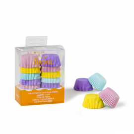 PIROTTINI MINI MUFFIN - COLORI PASTELLO 32x22mm PZ.200
