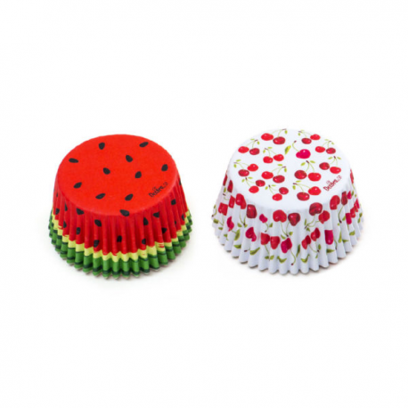 PIROTTINI PER CUPCAKES - SUMMER FRUITS 50x32mm PZ.36