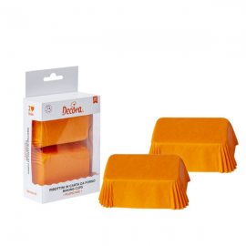 PIROTTINI PLUM CAKE - ARANCIO 80x50mm PZ.36 (non necessitano di teglia)
