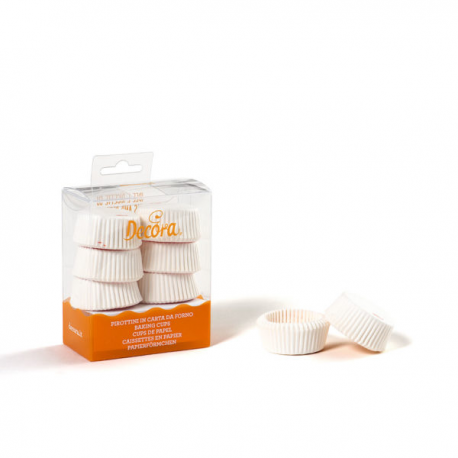 PIROTTINI TARTELLETTE PICCOLE - BIANCHI 40x20mm PZ.120