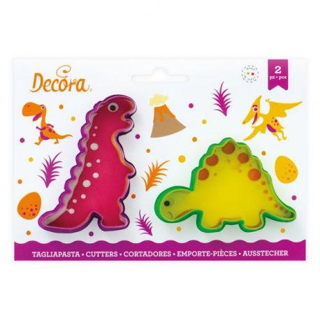 SET 2 TAGLIAPASTA JURASSIC IN PLASTICA