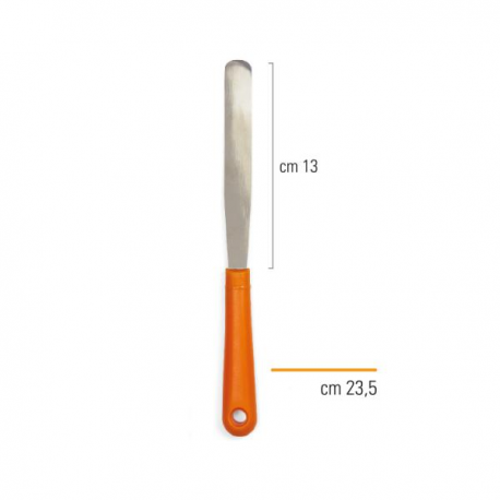 SPATOLINA PIATTA in acciaio inox 23,5cm (lama 13 cm)