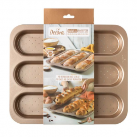 STAMPO BAGUETTE ROSE GOLD LINE 3 x32x 3 h cm - Antiaderente