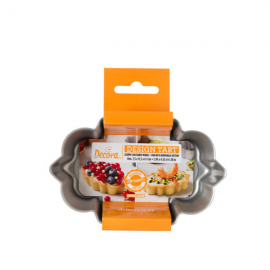STAMPO DESIGN TART CROSTATA MINI OVALE 7,5x11,5x3 h cm - Antiaderente