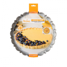 STAMPO DESIGN TART CROSTATA TONDO GRANDE ø 30 cm x h 3 cm Antiaderente