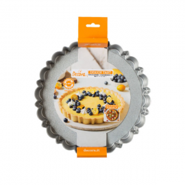 STAMPO DESIGN TART CROSTATA TONDO MEDIO ø 25 cm x h 3 cm Antiaderente