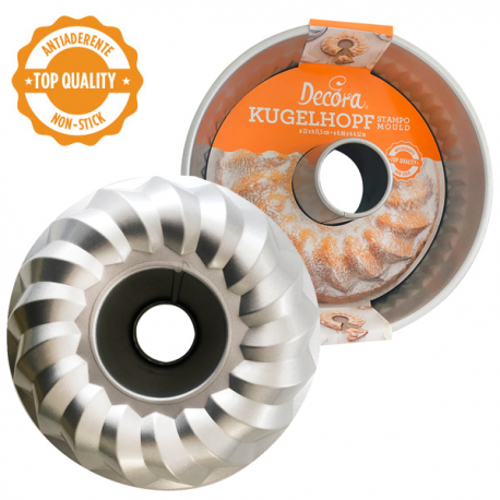 STAMPO KUGELHOPF (in acciaio antiaderente) ø 22 x h 11,5 cm