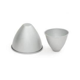 STAMPO PER COTTURA CONO cm ø 18,5 x 5,1 x h. 14,8 (in alluminio anodizzato)