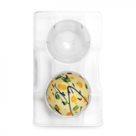 STAMPO PROFESSIONALE IN POLICARBONATO \\"LA MEZZA SFERA GRANDE CON BASE\\"