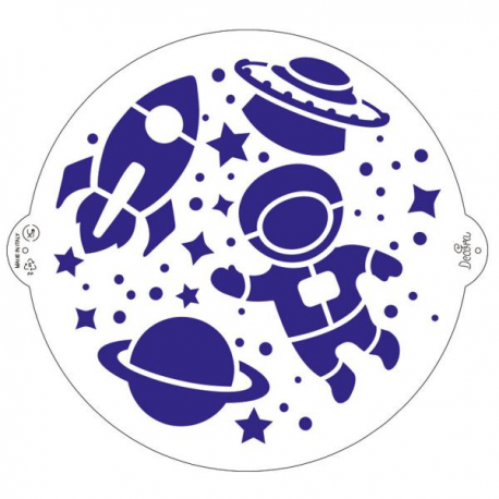 STENCIL TONDO SPACE Ø 25cm