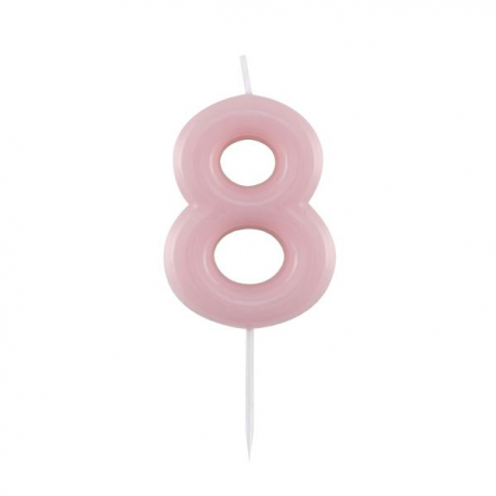 CANDELINA NUMERO 8 ROSA