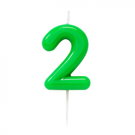 CANDELINA NUMERO 2 VERDE