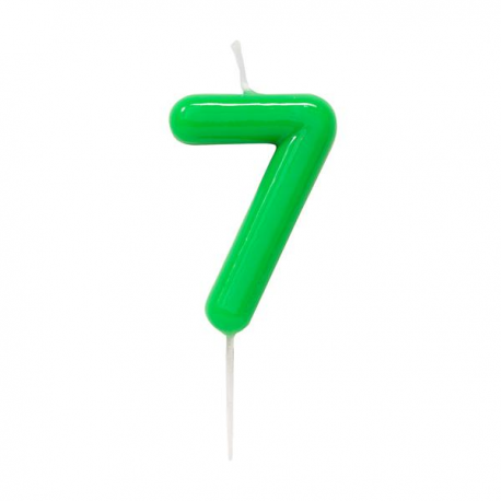 CANDELINA NUMERO 7 VERDE