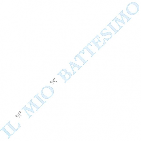 FESTONE \\"IL MIO BATTESIMO\\" AZZURRO MT.3,60