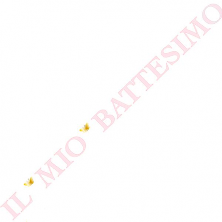 FESTONE \\"IL MIO BATTESIMO\\" ROSA MT.3,60
