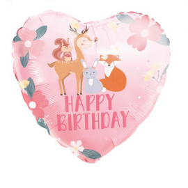 PALLONCINO MYLAR - ANIMALETTI DEL BOSCO - cm.45