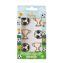 DECORAZIONI DI ZUCCHERO CHAMPIONS 6 pz.
