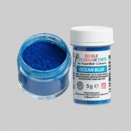COLORANTE alimentare in polvere "BLU OCEANO" SUGARFLAIR 5g (Blossom Tint)