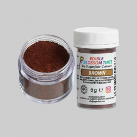 COLORANTE alimentare in polvere "MARRONE" SUGARFLAIR 5g (Blossom Tint)