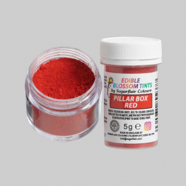 COLORANTE alimentare in polvere "ROSSO PILLAR BOX" SUGARFLAIR 5g (Blossom Tint)