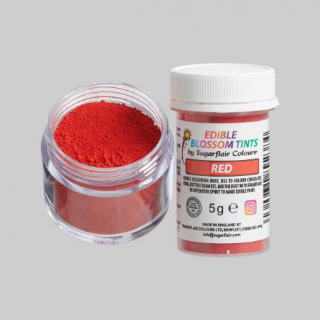 COLORANTE alimentare in polvere \\"ROSSO\\" SUGARFLAIR 5g (Blossom Tint)