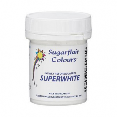 COLORANTE alimentare in polvere \\"SUPER BIANCO\\" SUGARFLAIR 20g